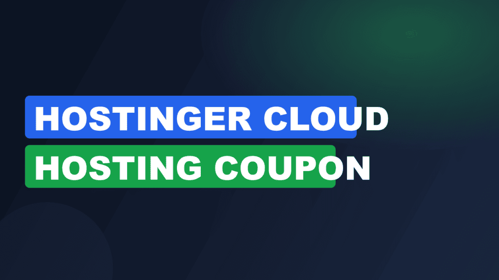 hostinger cloud hosting coupon