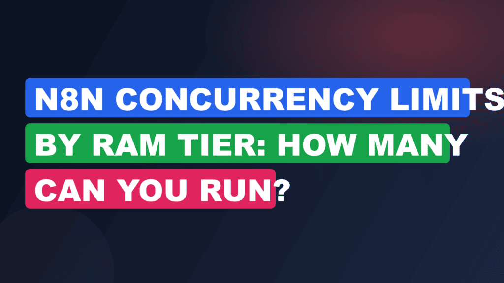 n8n Concurrency Limits by RAM Tier: How Many Can You Run?