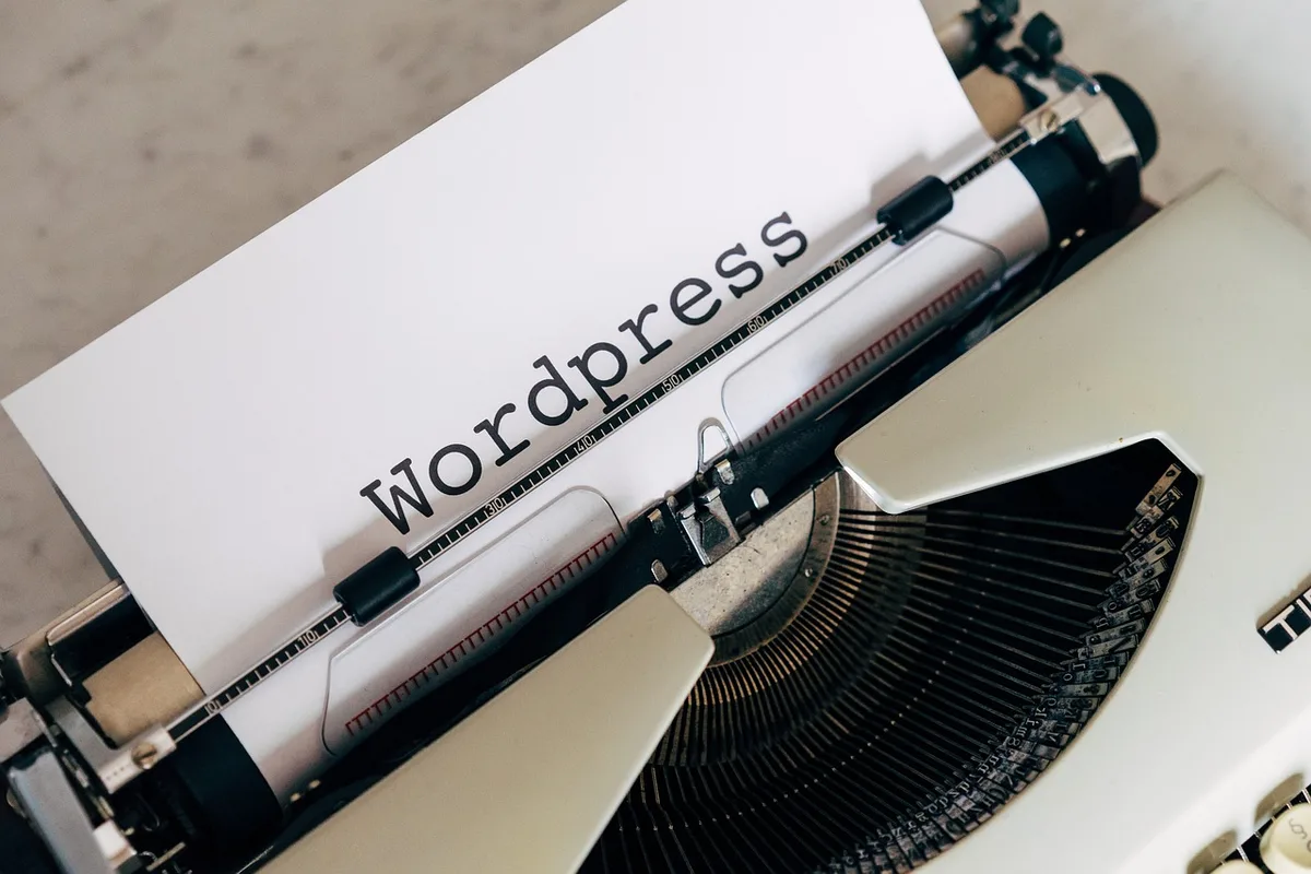 WordPress theme selection